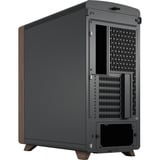 Fractal Design Summit Black Solid boîtier midi tower Noir/bois | 2x USB-A | 1x USB-C