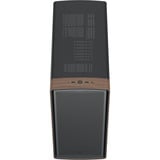 Fractal Design Summit Black Solid boîtier midi tower Noir/bois | 2x USB-A | 1x USB-C