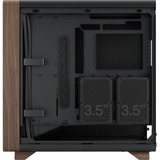 Fractal Design Summit boîtier midi tower Noir/bois | 2x USB-A | 1x USB-C
