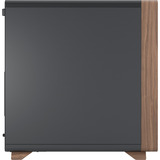 Fractal Design Summit boîtier midi tower Noir/bois | 2x USB-A | 1x USB-C