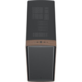 Fractal Design Summit boîtier midi tower Noir/bois | 2x USB-A | 1x USB-C