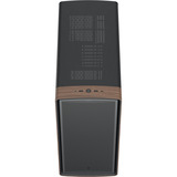 Fractal Design Summit boîtier midi tower Noir/bois | 2x USB-A | 1x USB-C
