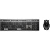 HP 720 set de bureau sans fil Noir, Layout BE (AZERTY), 100%, 1600 - 4000 dpi