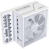 Lian Li Edge 850W White alimentation  Noir, 3x PCIe, gestion des câbles, 4x USB