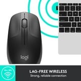 Logitech M190, Souris Noir, 1000 dpi