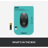 Logitech M190, Souris Noir, 1000 dpi