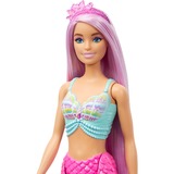 Mattel Barbie - Poupée sirène avec 18 cm de cheveux fantaisie 