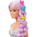 Mattel Barbie - Poupée sirène avec 18 cm de cheveux fantaisie 