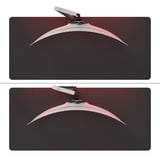 Neomounts ACE gaming DS70-256RD1 Bras de moniteur gaming, Support de moniteur Rouge/Noir, Ressort à gaz, Topfix, butée à 180°