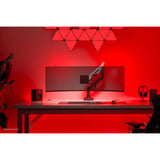 Neomounts ACE gaming DS70-256RD1 Bras de moniteur gaming, Support de moniteur Rouge/Noir, Ressort à gaz, Topfix, butée à 180°