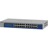 Netgear GS524 24 ports Gigabit Ethernet non administrables, Switch Gris/Bleu