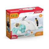 Schleich Wild Life - Les pingouins s'amusent en famille, Figurine 42661