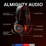 SteelSeries Arctis Nova 3 casque gaming over-ear Noir, PC, PlayStation 5, Nintendo Switch