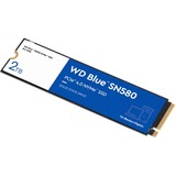 WD Blue SN580, 2 To SSD Bleu/Blanc, WDS200T3B0E, M.2 2280, PCIe Gen4 x4