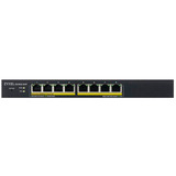 Zyxel 8-port GbE Smart Managed PoE, Switch Noir