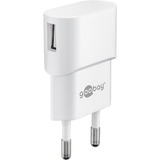 goobay Chargeur domestique USB à 1 port 5W/1.0A Blanc