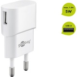 goobay Chargeur domestique USB à 1 port 5W/1.0A Blanc