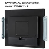 iiyama ProLite TF1734MC-B8X, Affichage public Noir, VGA, HDMI, DisplayPort, Touch