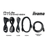 iiyama iiya 17 T TF1734MC-B8X TN, Affichage public Noir