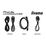 iiyama iiya 43 L LH4366UHSB-B1AG 60Hz 4K VA, Affichage public Noir