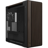 ASUS PROART PA602 WALNUT WOOD TG PWM MODERN BLACK boîtier big tower Marron/bois | 4x USB-A | 1x USB-C | Verre Trempé