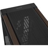 ASUS PROART PA602 WALNUT WOOD TG PWM MODERN BLACK boîtier big tower Marron/bois | 4x USB-A | 1x USB-C | Verre Trempé