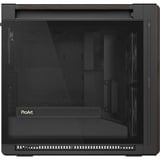 ASUS PROART PA602 WALNUT WOOD TG PWM MODERN BLACK boîtier big tower Marron/bois | 4x USB-A | 1x USB-C | Verre Trempé