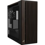 ASUS ProArt PA602 Wood Edition Retro Brown - Tempered Glass Panel boîtier big tower Marron/bois | 4x USB-A | 1x USB-C | Verre Trempé