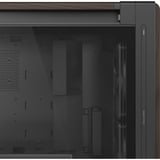 ASUS ProArt PA602 Wood Edition Retro Brown - Tempered Glass Panel boîtier big tower Marron/bois | 4x USB-A | 1x USB-C | Verre Trempé