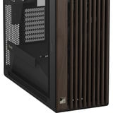 ASUS ProArt PA602 Wood Edition Retro Brown - Tempered Glass Panel boîtier big tower Marron/bois | 4x USB-A | 1x USB-C | Verre Trempé