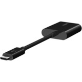 Belkin Connecter l'adaptateur audio et de charge USB-C Noir