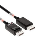Club 3D DisplayPort 2.1 Bi-Directionnel Certifié VESA DP80, Câble 1,6 mètre