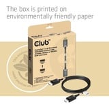 Club 3D DisplayPort 2.1 Bi-Directionnel Certifié VESA DP80, Câble 1,6 mètre