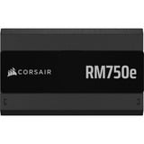 Corsair RM750e (2024) alimentation  modulaire 750 watt Noir, 1x 12V-2x6, 1x PCIe