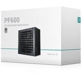 DeepCool PF600 alimentation 600 watt Noir, 4x PCIe