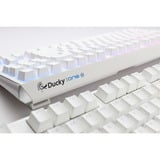 Ducky One 3 Classic Pure White TKL, clavier Blanc, Layout États-Unis, Cherry MX Silver
