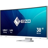 EIZO EV3895-WT 37.5" Moniteur incurvé  Blanc, 2x HDMI, DisplayPort, 4x USB-A 3.2 (5 Gbit/s), USB-C, RJ-45