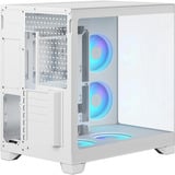 Fractal Design Pop 2 Vision RGB boîtier midi tower Blanc | 1x USB-A | 1x USB-C | RGB | Verre Trempé