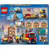 LEGO City - La brigade des pompiers, Jouets de construction 60321