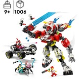 LEGO DREAMZzz - Le mecha tigre de Coopers et la voiture hot rod de Zero, Jouets de construction 71497