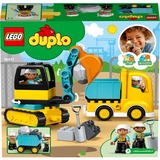 LEGO DUPLO - Le camion et la pelleteuse, Jouets de construction 10931