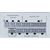 Lian Li SP Platinum alimentation modulaire 1000 watt Blanc, 1x 12V-2x6, 2x PCIe, 2x PCIe, gestion des câbles