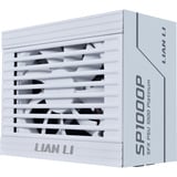 Lian Li SP Platinum alimentation modulaire 1000 watt Blanc, 1x 12V-2x6, 2x PCIe, 2x PCIe, gestion des câbles