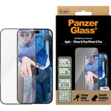 PanzerGlass iPhone 16 Plus - Ultra-Wide Fit, Film de protection Transparent/Noir