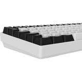 Sharkoon SKILLER SGK50 S2, clavier gaming Blanc, Layout BE, Gateron Yellow, LED RGB, Hot-swappable