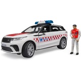 bruder Ambulance Range Rover Velar avec chauffeur, éclairage et sonorisation, Modèle réduit de voiture 02885