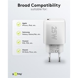 goobay Chargeur rapide USB-C PD GaN (25 W) Blanc