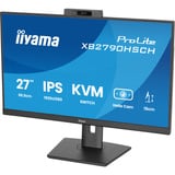 iiyama ProLite XB2790HSCH-B1 27" Moniteur Noir, 1x HDMI, 2x USB-C, 2x USB-A, 120 Hz