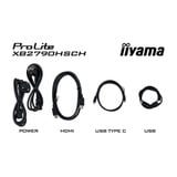 iiyama ProLite XB2790HSCH-B1 27" Moniteur Noir, 1x HDMI, 2x USB-C, 2x USB-A, 120 Hz