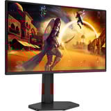 AOC Q25G4SR 24.5" Moniteur gaming  Noir/Rouge, 300 Hz, HDMI, DisplayPort, audio
